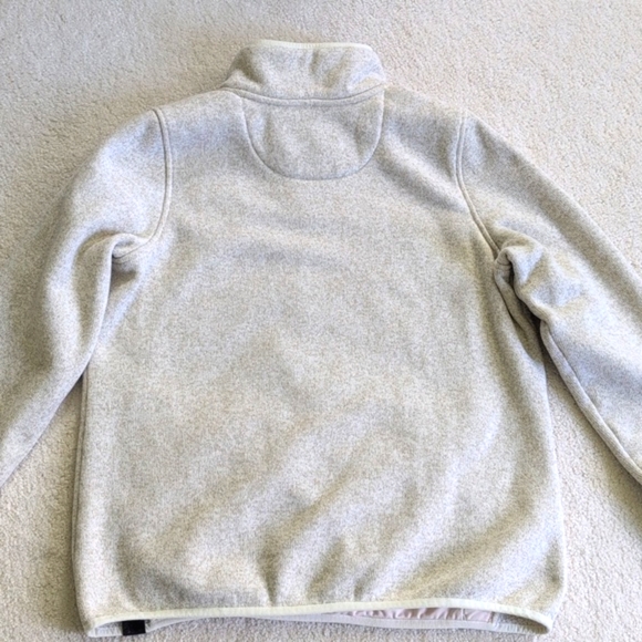 TODAY ONLY! L.L. Bean Sweater Fleece Pullover, Size L, Oatmeal - Picture 12 of 13